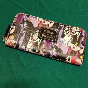 Loungefly disney villains wallet